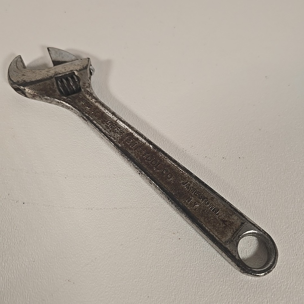 Vintage 8" Crescent Tool Co Adjustable Wrench Made in the USA
